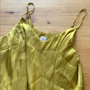 A NEW DAY-Golden Yellow Iridescent Cami